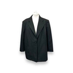 Liz Baker Women's Plus Size 22W Black Blazer 100% Polyester